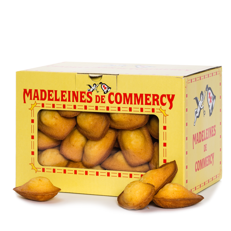 Boite de 50 madeleines de Commercy pur beurre | Atelier St Michel